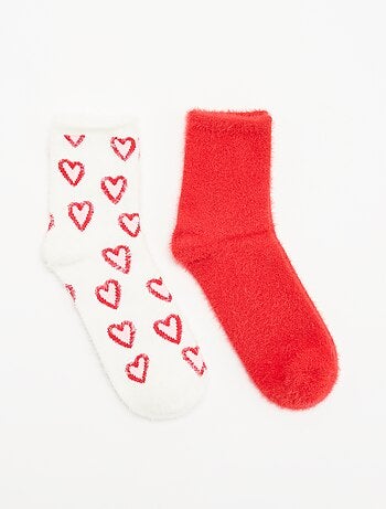 Lot de 2 paires de mi-chaussettes