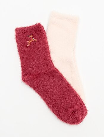 Lot de 2 paires de mi-chaussettes
