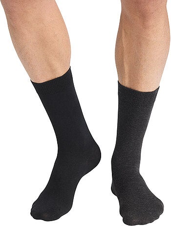 Lot de 2 paires de mi-chaussettes Thermo