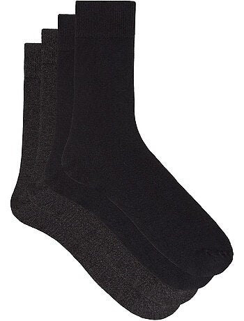 Lot de 2 paires de mi-chaussettes Thermo