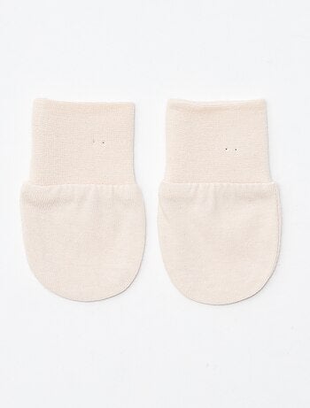 Lot de 2 paires de moufles anti-griffes