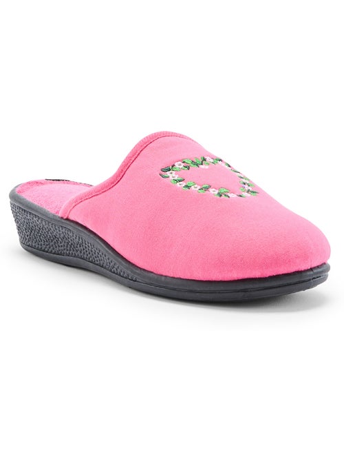 Lot de 2 paires de mules brodées - PEDICONFORT - Kiabi
