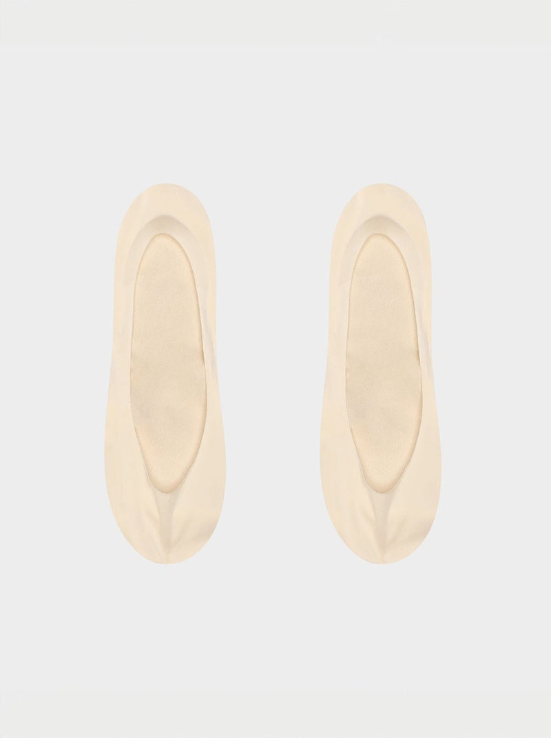 Lot de 2 Paires de Protège-pieds Invisifit Beige - Kiabi