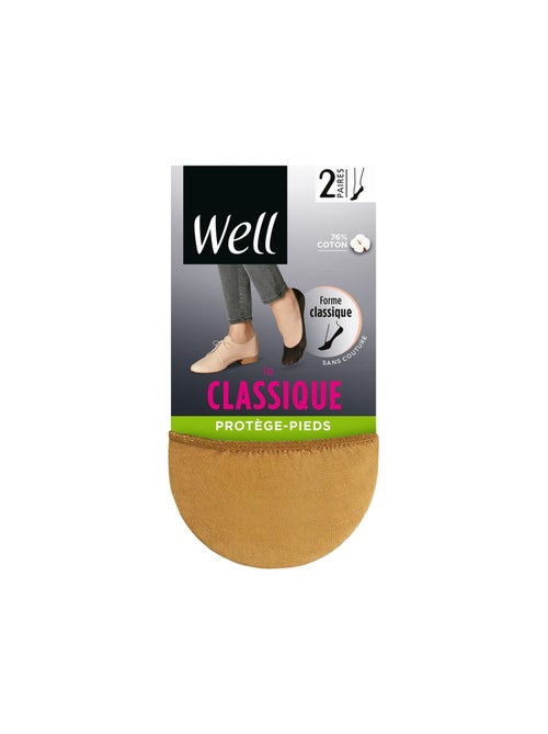 Lot de 2 paires de protège-pieds "LE CLASSIQUE" - Kiabi