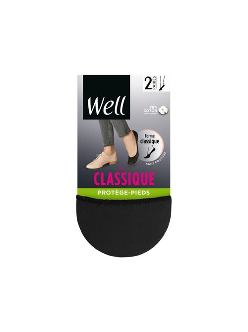 Lot de 2 paires de protège-pieds "LE CLASSIQUE" - Kiabi