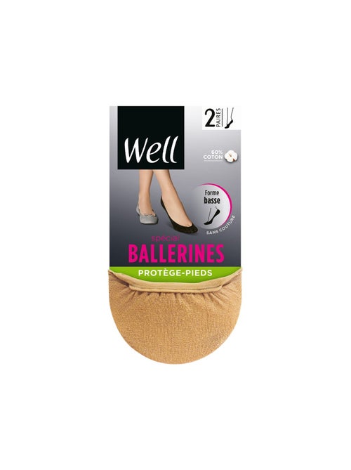 Lot de 2 paires de protège-pieds SPÉCIAL BALLERINES - Kiabi