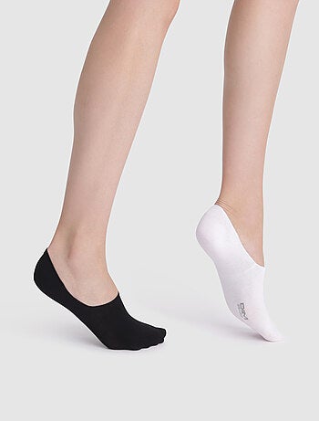 Lot de 2 Paires de Protèges-Pieds Baskets Basique Coton