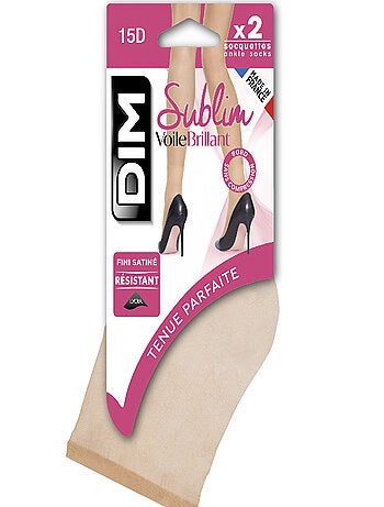 Lot de 2 paires de Socquettes 15D Sublim