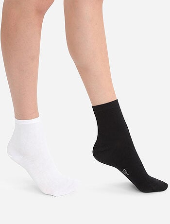 Lot de 2 Paires de Socquettes Basique Coton