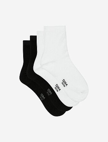 Lot de 2 Paires de Socquettes Basique Coton