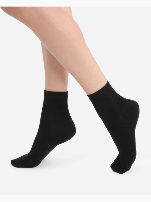 Lot de 2 Paires de Socquettes Basique Coton - Kiabi