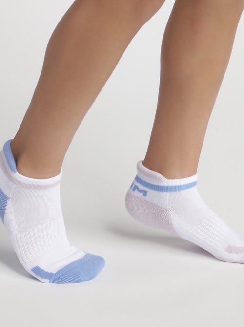 Lot de 2 paires de socquettes courtes de sport - Kiabi