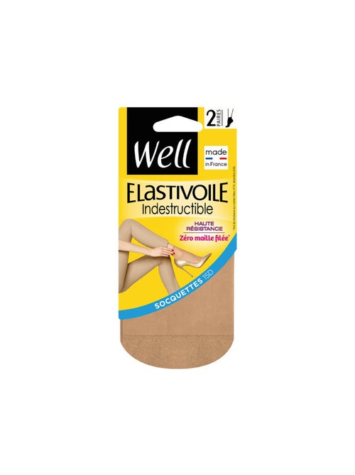 Lot de 2 paires de socquettes ELASTIVOILE - Kiabi