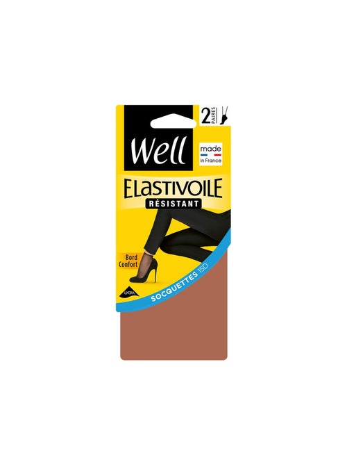 Lot de 2 paires de socquettes ELASTIVOILE - Kiabi