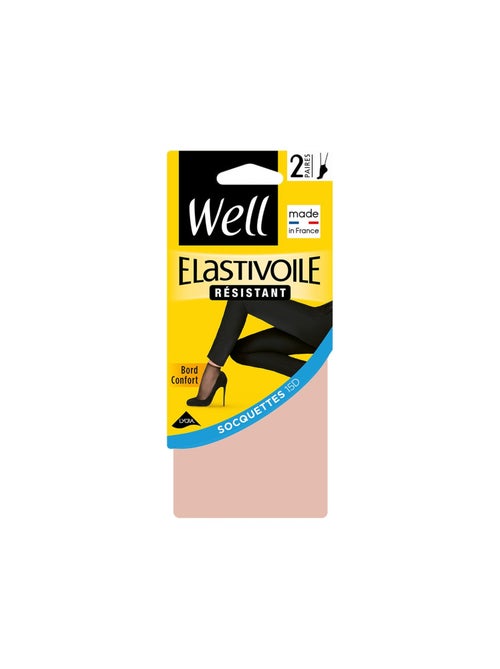 Lot de 2 paires de socquettes ELASTIVOILE - Kiabi
