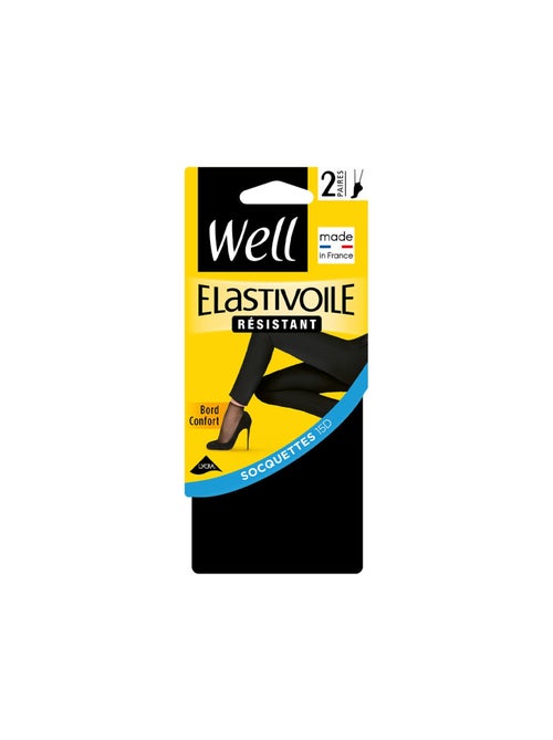 Lot de 2 paires de socquettes ELASTIVOILE - Kiabi