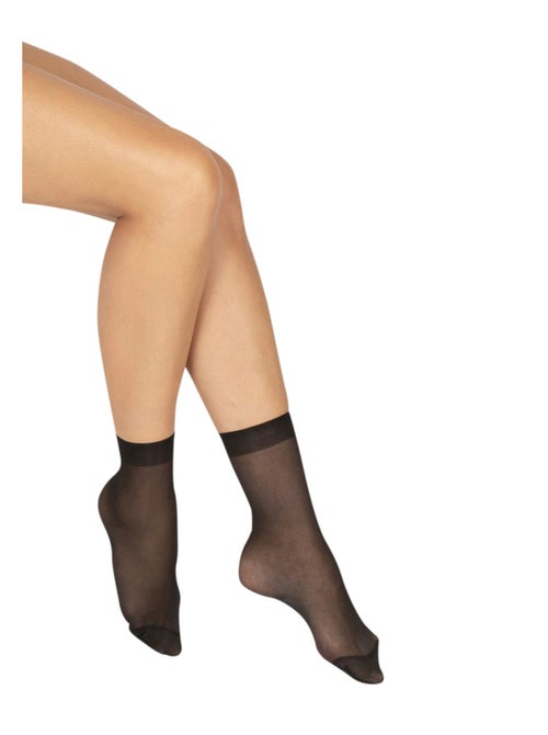 Lot de 2 paires de socquettes ELASTIVOILE - Kiabi
