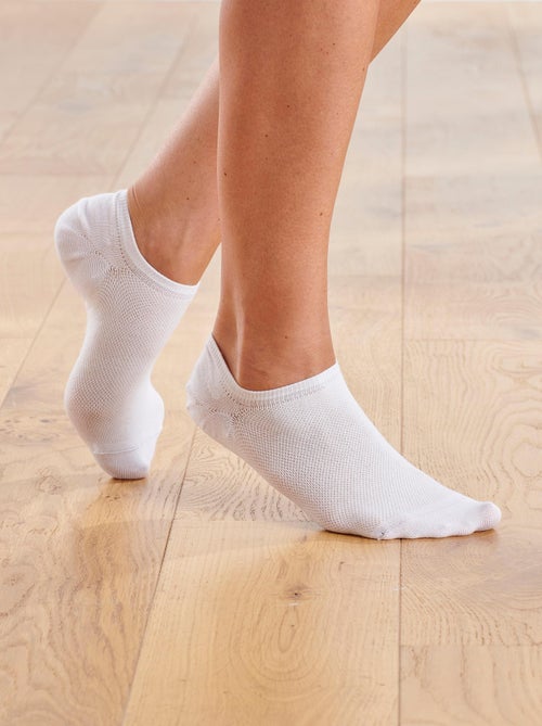 Lot de 2 paires de socquettes mixtes et invisibles Climatyl - Damart - Kiabi