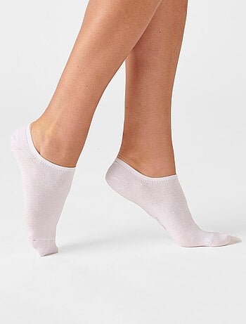 Lot de 2 paires de socquettes mixtes invisibles - Damart