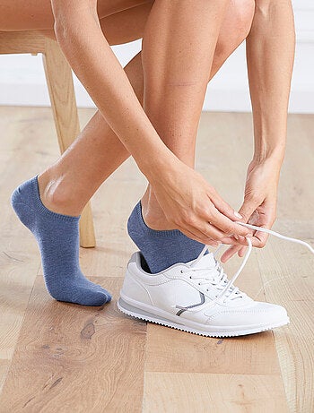 Lot de 2 paires de socquettes mixtes invisibles - Damart