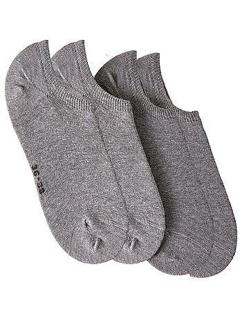 Lot de 2 paires de socquettes mixtes invisibles - Damart