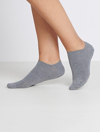 Lot de 2 paires de socquettes mixtes invisibles - Damart