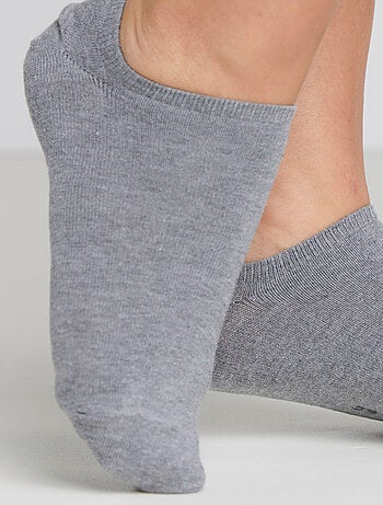 Lot de 2 paires de socquettes mixtes invisibles - Damart