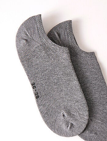 Lot de 2 paires de socquettes mixtes invisibles - Damart