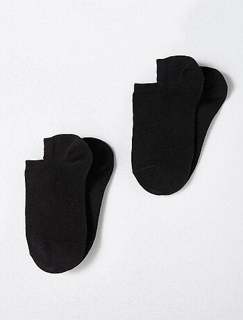 Lot de 2 paires de socquettes mixtes invisibles - Damart