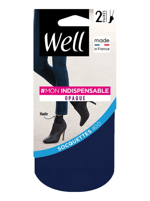 Lot de 2 paires de socquettes MON INDISPENSABLE - Kiabi