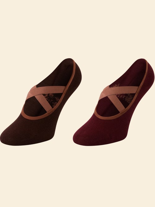 Lot de 2 paires de soquettes yoga - (ekstract) - Kiabi Lot de 2 paires de soquettes yoga - (ekstract) - Kiabi