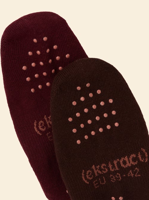 Lot de 2 paires de soquettes yoga - (ekstract) - Kiabi Lot de 2 paires de soquettes yoga - (ekstract) - Kiabi