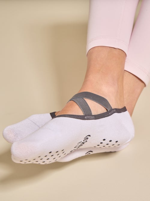 Lot de 2 paires de soquettes yoga - (ekstract) - Kiabi