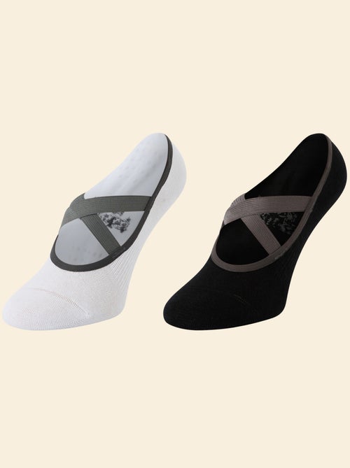 Lot de 2 paires de soquettes yoga - (ekstract) - Kiabi