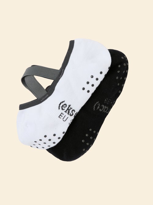 Lot de 2 paires de soquettes yoga - (ekstract) - Kiabi