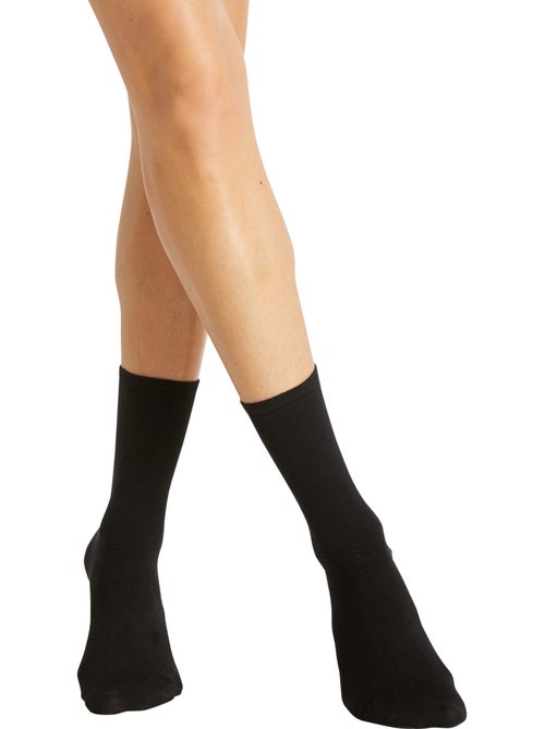 Lot de 2 paires mi-chaussettes diabète - DAXON - Kiabi