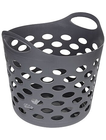 Lot de 2 paniers à linge ronds flexibles