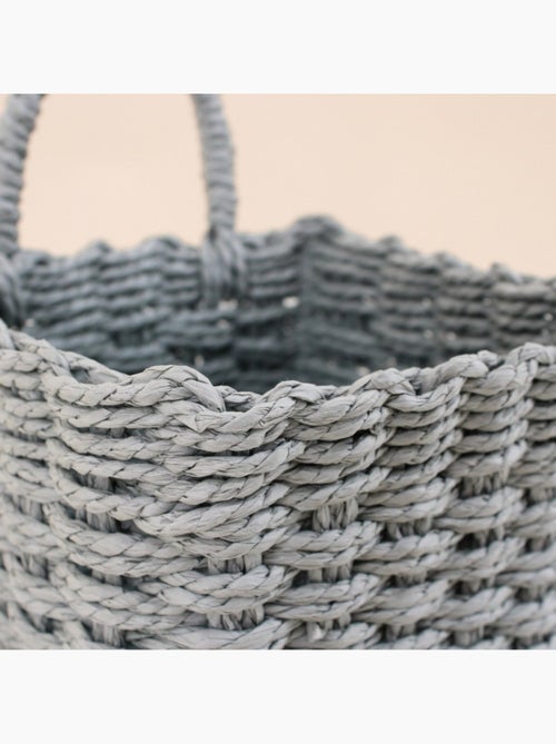 Lot de 2 paniers à suspendre en papier 15x14x14cm - Kiabi