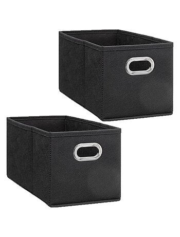 Lot de 2 paniers de rangement en tissu avec poignée MIX'N MODUL