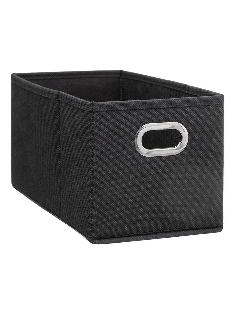 Lot de 2 paniers de rangement en tissu avec poignée MIX'N MODUL Gris foncé - Kiabi