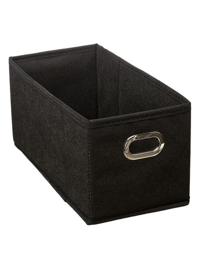 Lot de 2 paniers de rangement en tissu avec poignée MIX'N MODUL Noir - Kiabi