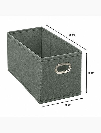 Lot de 2 paniers de rangement en tissu avec poignée MIX'N MODUL