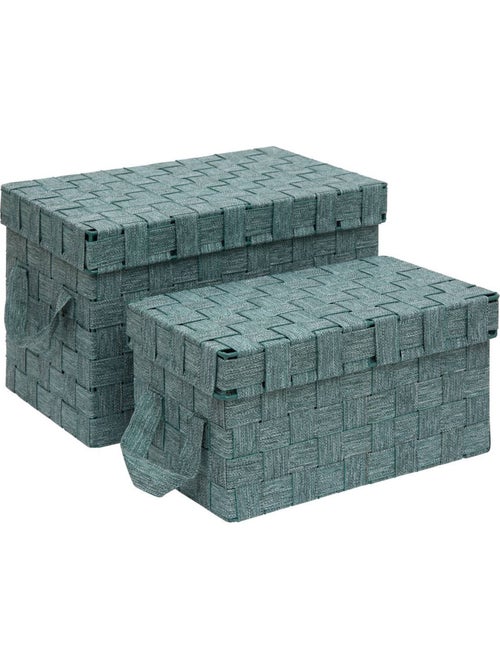 Lot de 2 paniers de rangement LISE - Kiabi