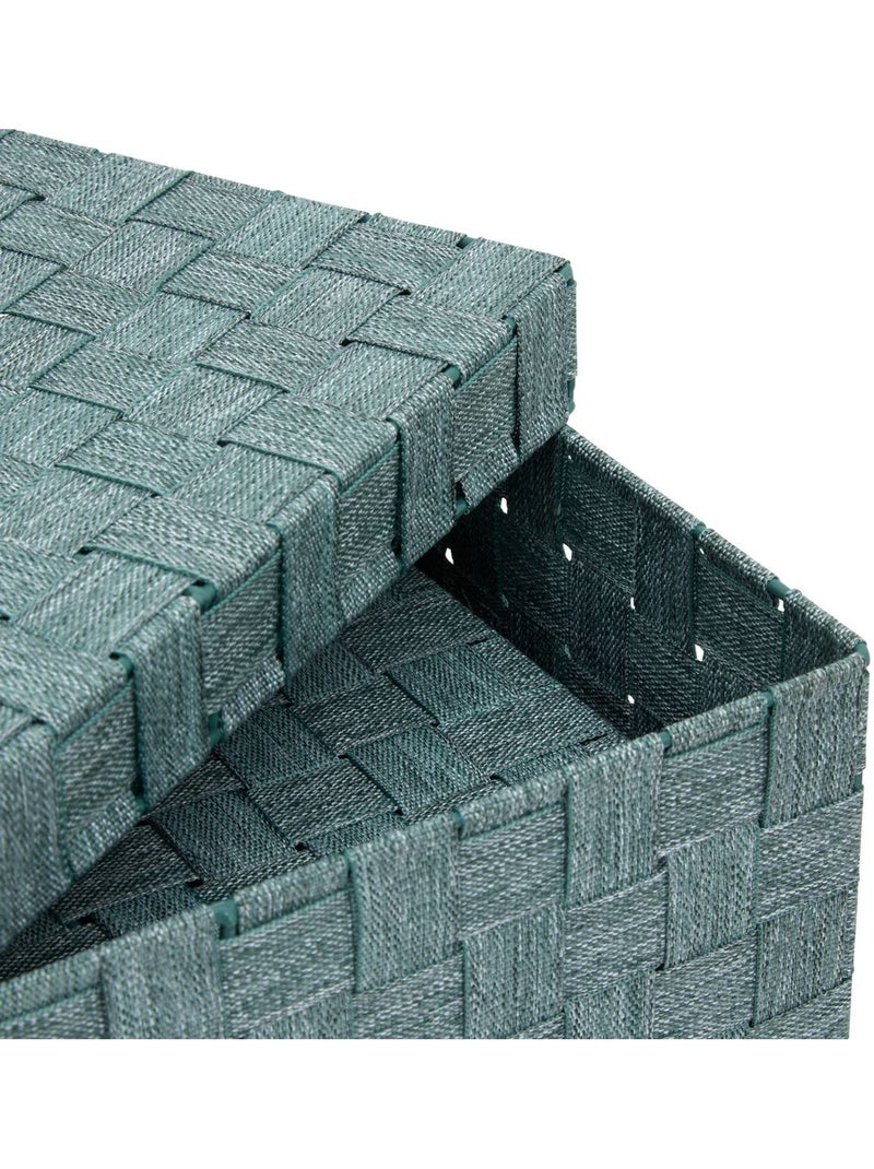 Lot de 2 paniers de rangement LISE Vert - Kiabi