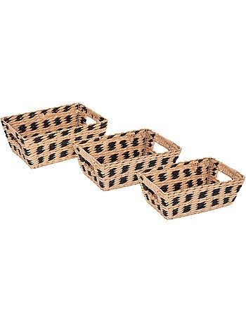 Lot de 2 paniers de rangement TERRE INCONNUE