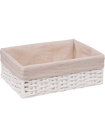 Lot de 2 paniers de rangement VANNERIE
