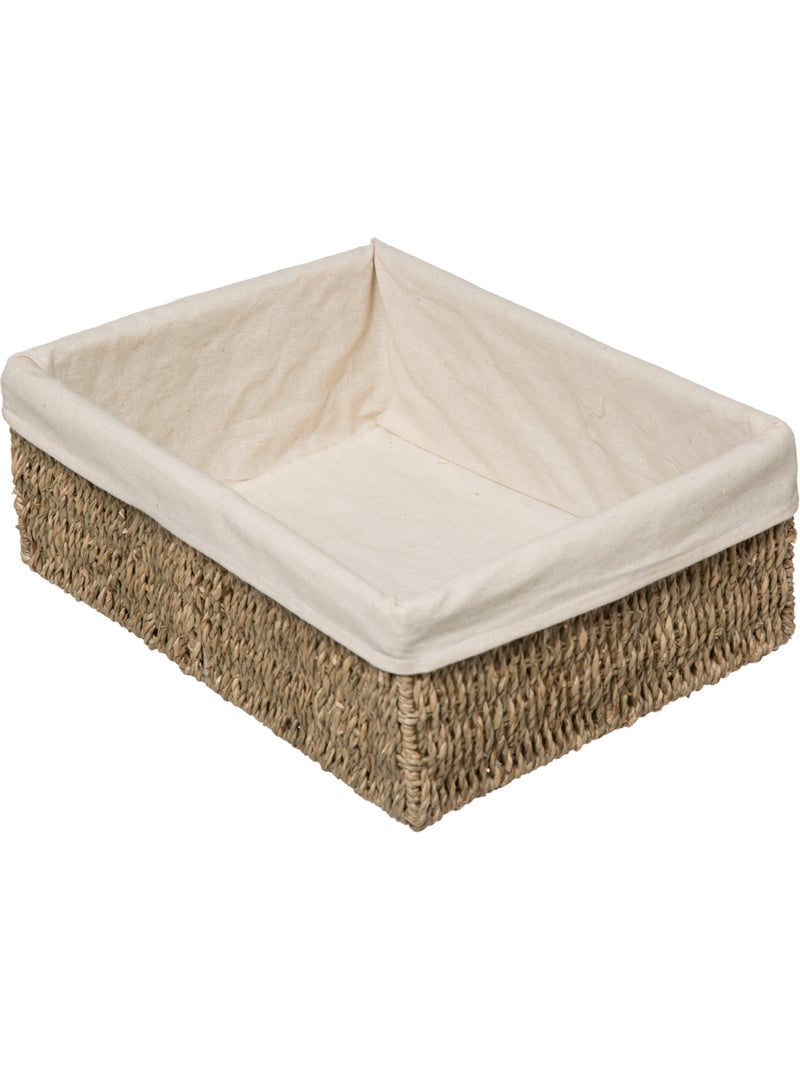 Lot de 2 paniers de rangement VANNERIE Marron - Kiabi