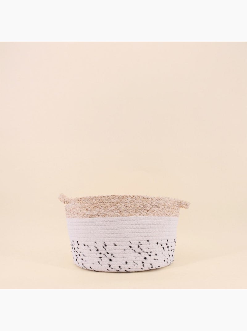 Lot de 2 paniers en corde et fibres naturelle Beige - Kiabi