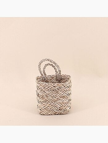 Lot de 2 paniers en fibres naturelles