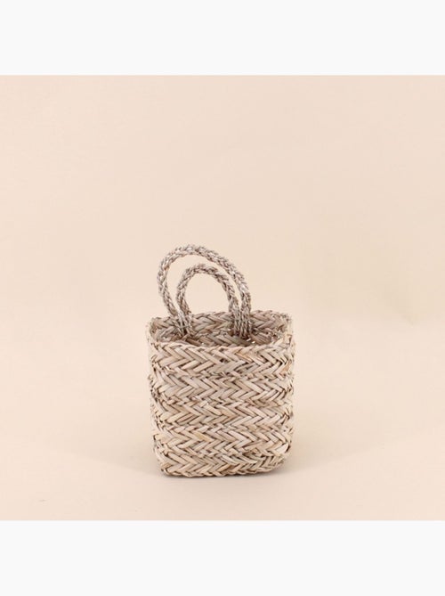 Lot de 2 paniers en fibres naturelles - Kiabi